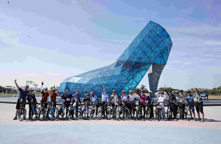 布袋高跟鞋教堂啟程 雲嘉南幸福自行車活動 騎享 15km 海岸線還能抽 9999 元紅包